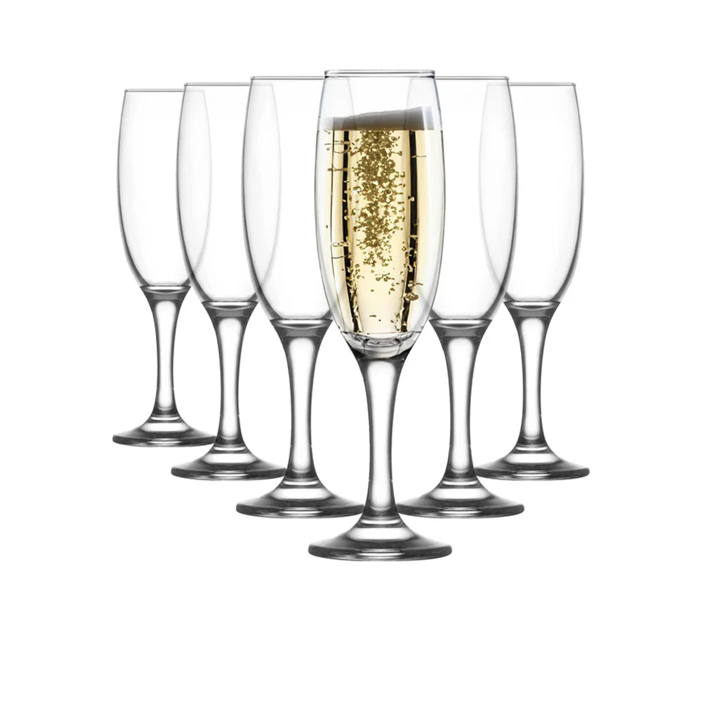 Copa champaña 220ml set de 6