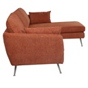 Sofá seccional Tavira naranjo