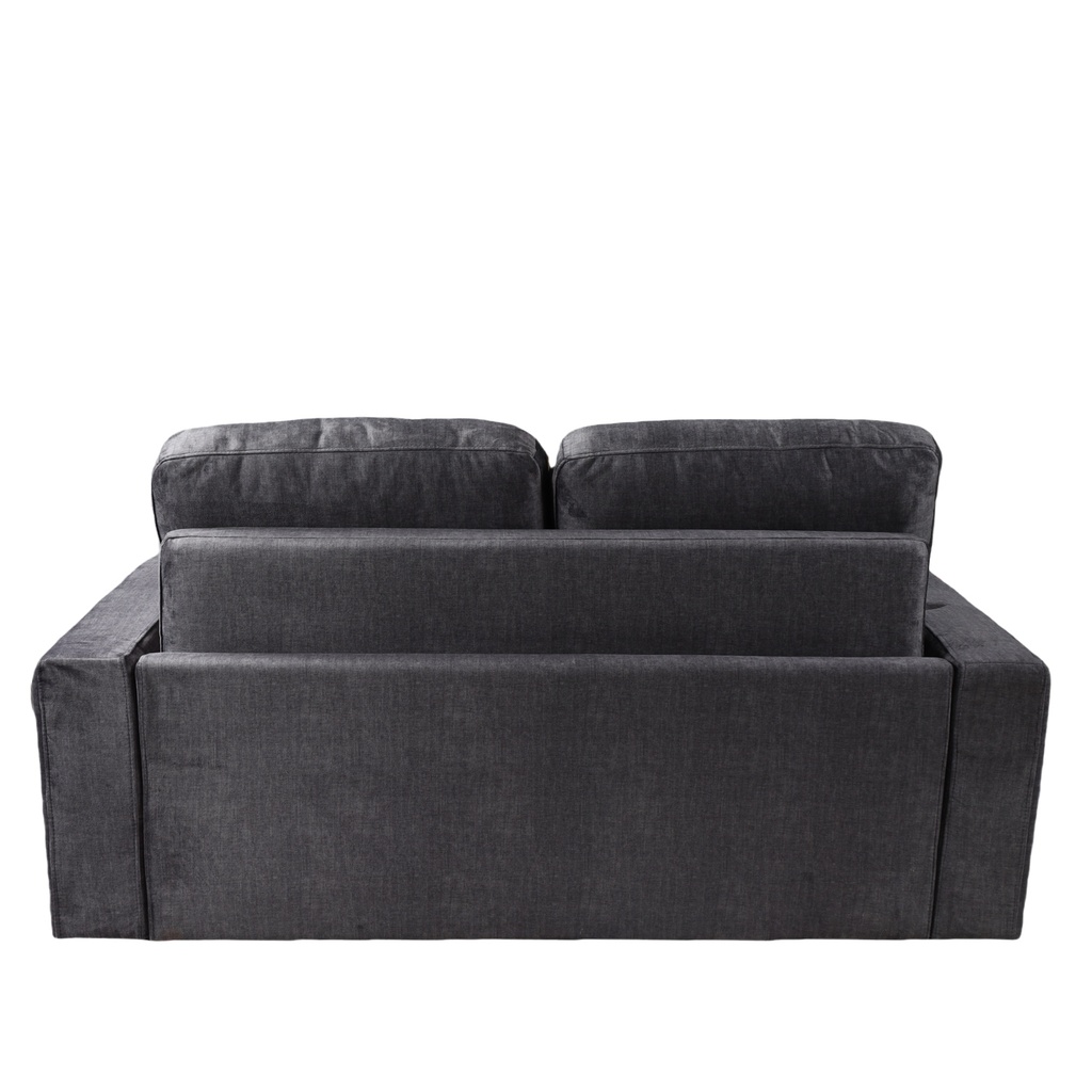 Sofá cama Bharu gris oscuro