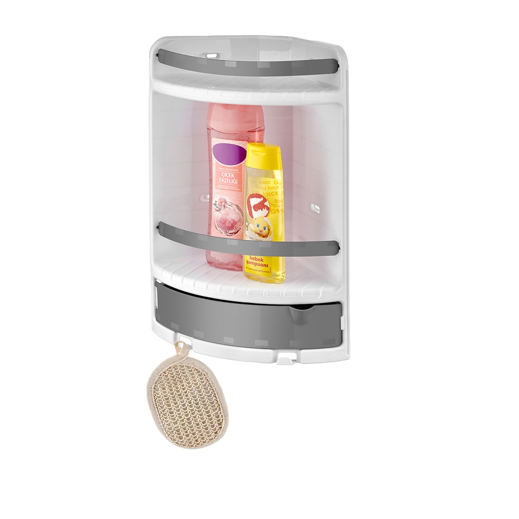 Organizador plástico esquina 29x18x41cm