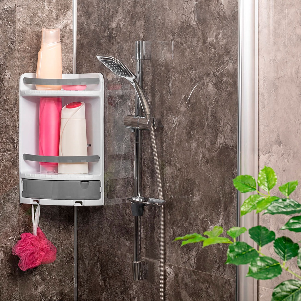 Organizador plástico esquina 29x18x41cm