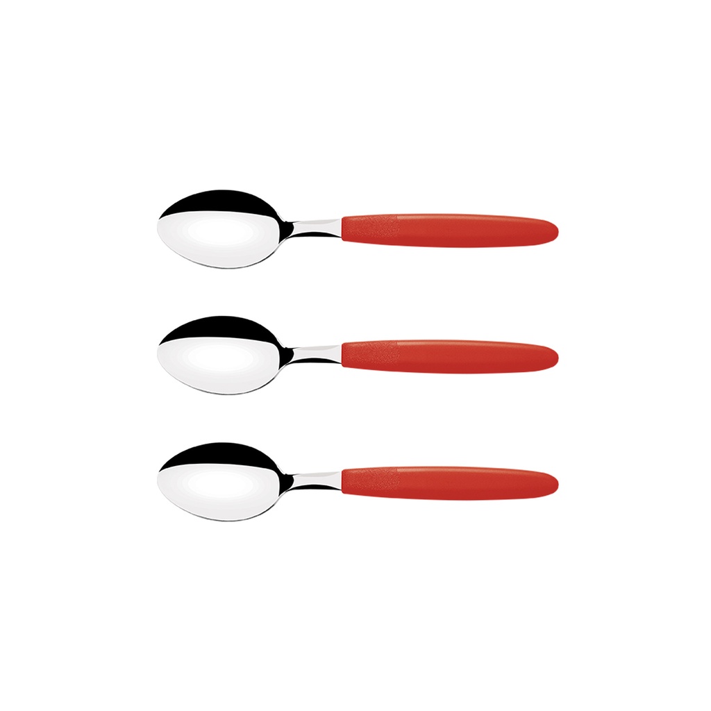 Cucharas de té rojo set de 3 23367/370