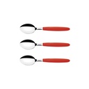Cucharas de té rojo set de 3 23367/370
