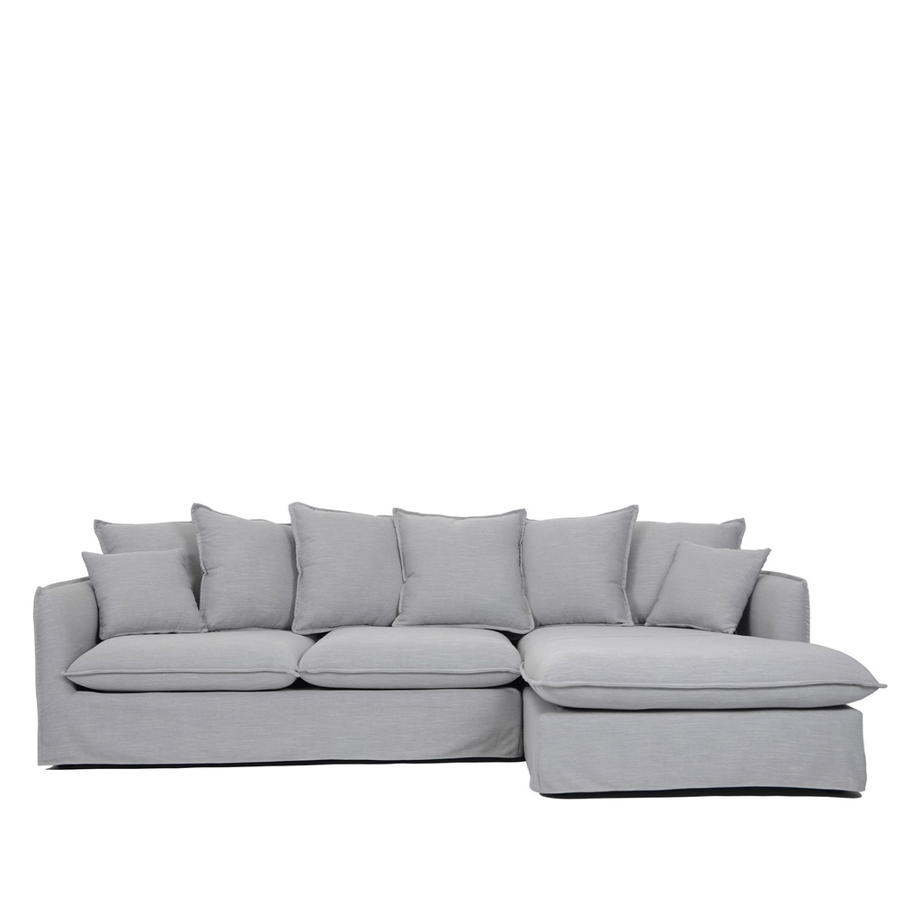 Sofá seccional derecho Hobart gris