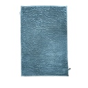 Piso de baño shaggy celeste 45x70