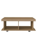 Mesa centro Dunas café claro