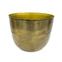 Macetero dorado 25cm