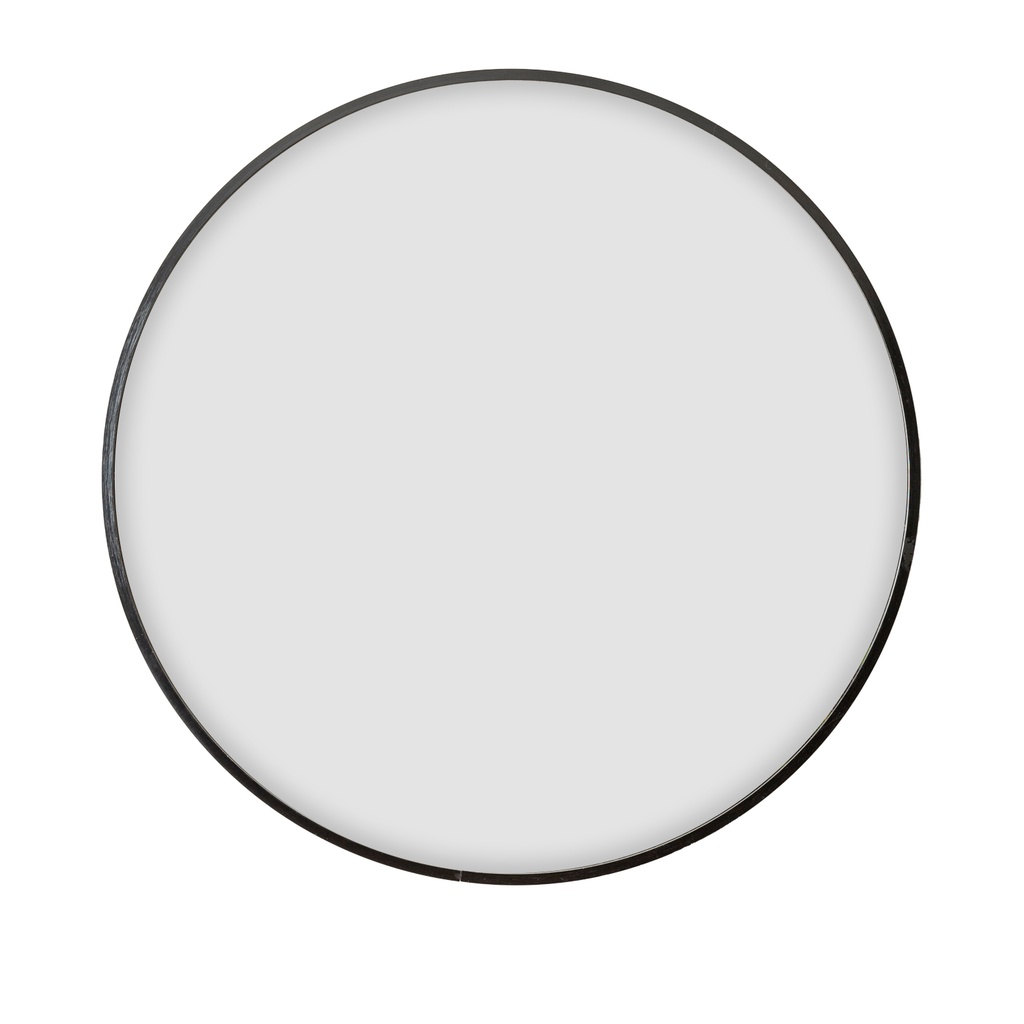 Espejo redondo 60cm Uri negro