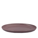Plato ovalado Comacchio morado 30,5cm