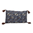 Cojín 50x30cm print celeste