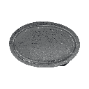 Bandeja ovalada plateada 23,5x15x1cm