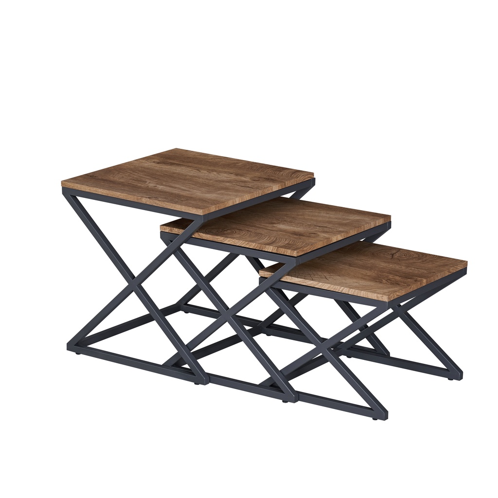 Mesa centro Acará set de 3