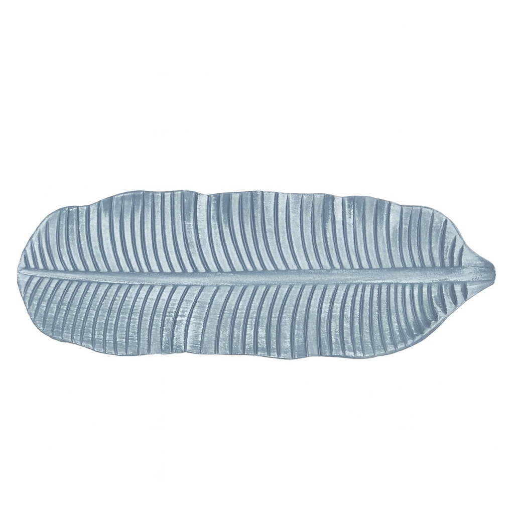 Bandeja hoja ondas 47x16cm plástica gris