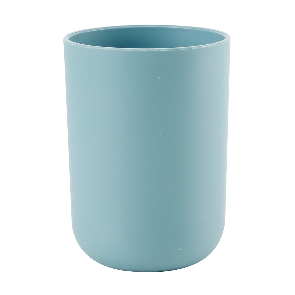 Vaso plástico celeste 7,5x10,3cm