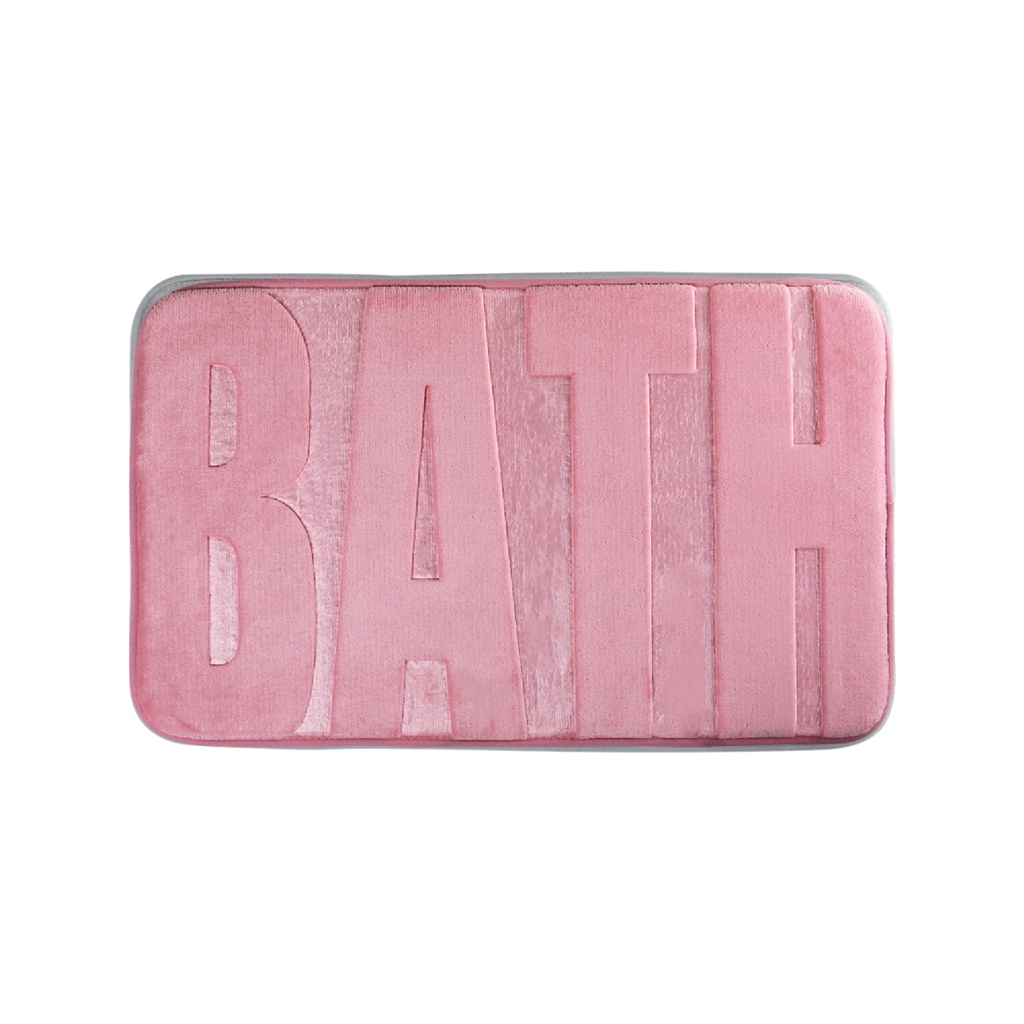 Piso de baño Bath rosado 75x45cm