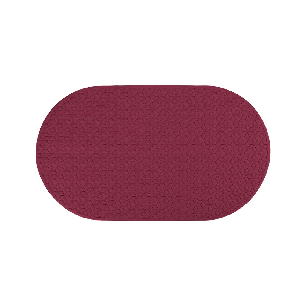 Antideslizante tina burdeo 68x38cm