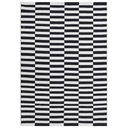 Alfombra 120x180cm Rila blanco/negro