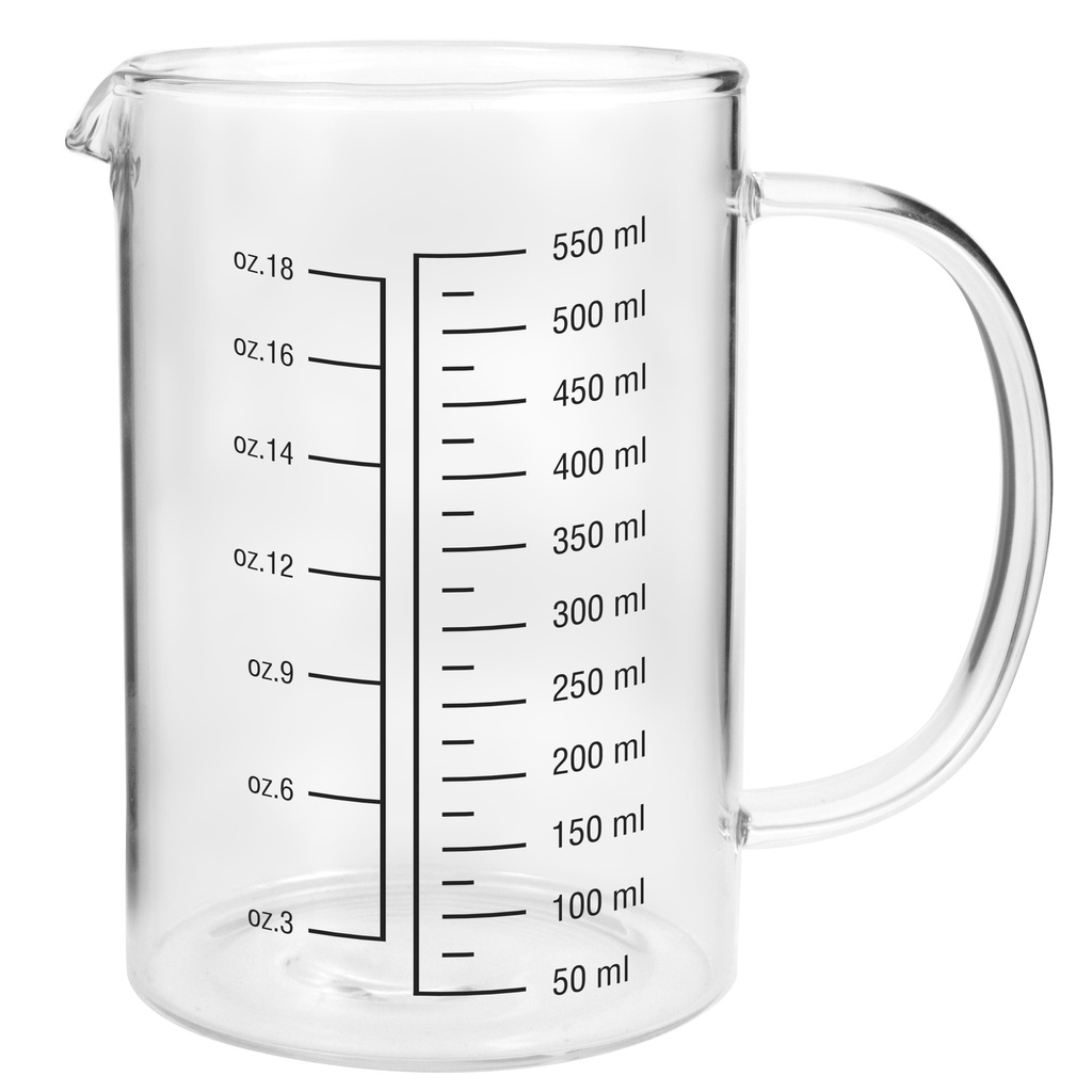 Jarra vidrio con medidas 660ml 