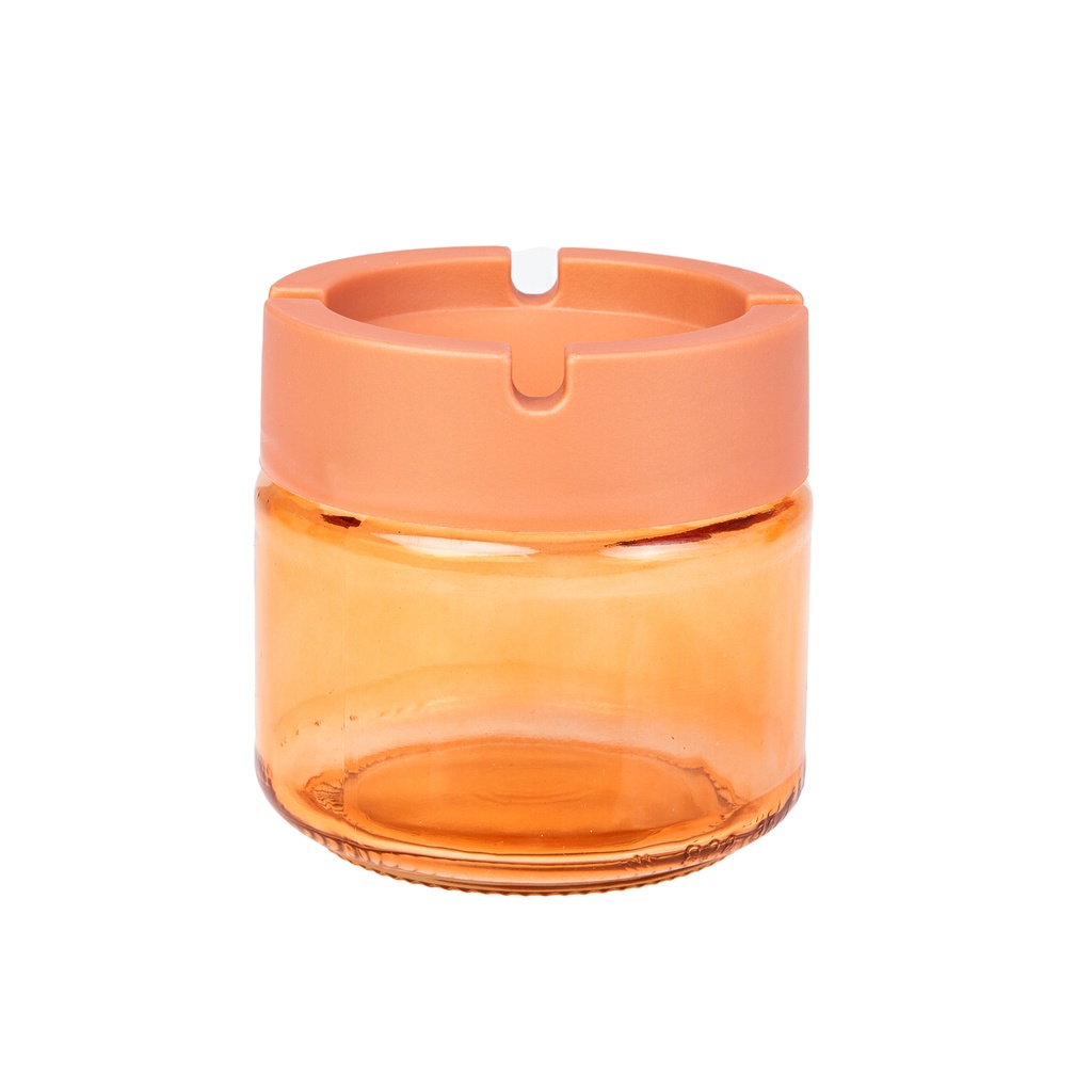 Cenicero de vidrio ocre 300ml