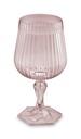 Copa plástica vino rosada 350ml