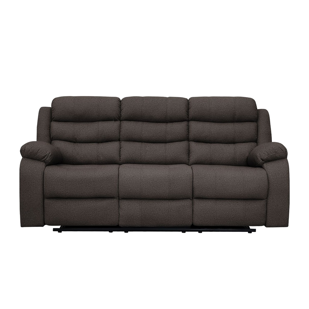 Sofá reclinable 3 cuerpos Boston café 