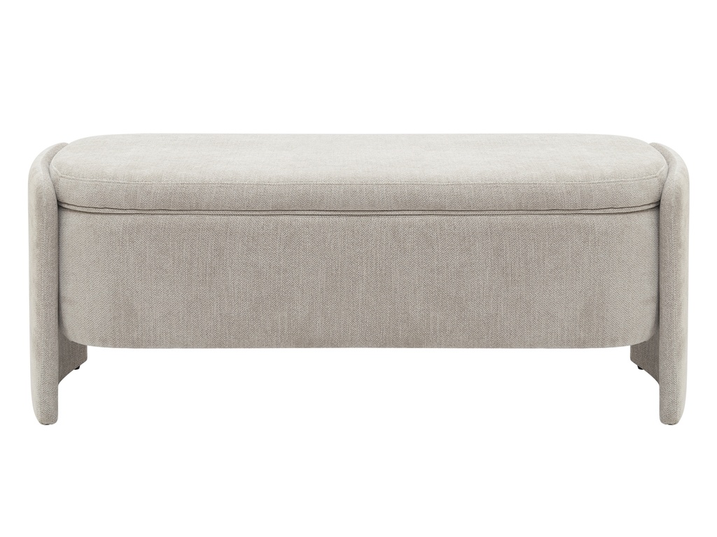 Banqueta con almacenaje Orsay gris