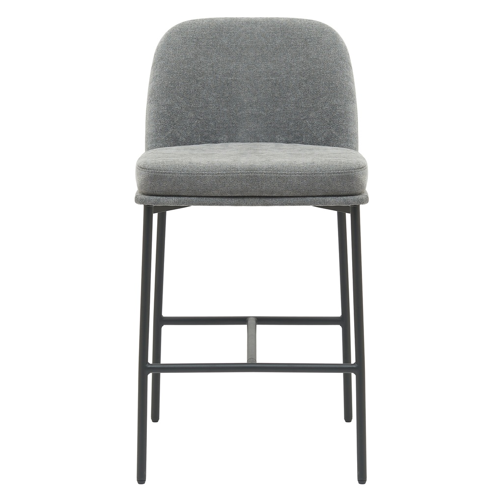 Silla bar Gaia gris set de 2