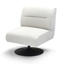 Poltrona giratoria Brunn beige b/metal