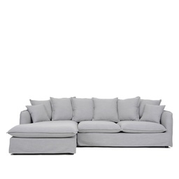 [230021965] Sofá seccional izquierdo Hobart gris