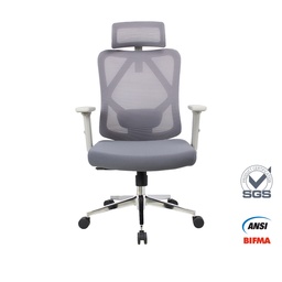 [230031105] Silla oficina Tacora cromada gris