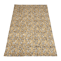 [230031322] Mantel flower print crudo 150x250cm