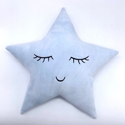 [230032194] Cojín kids estrella 40cm celeste