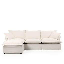 [230035050] Sofá seccional Matteo blanco