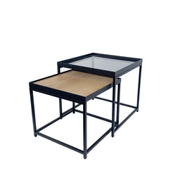 [230035275] Mesa centro Melker set de 2