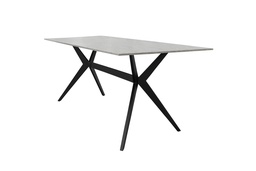 [230035369] Mesa comedor 6 puestos Akila gris mate