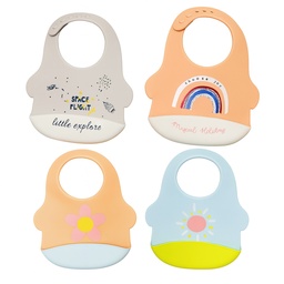 [230036196] Babero silicona diseños 