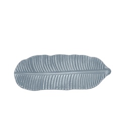 [230036674] Bandeja hoja ondas 37x14cm plástica gris