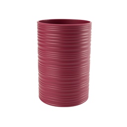 [230038905] Vaso plástico estriado turquesa