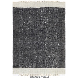 [230039673] Alfombra 120x180cm Cliford blanco