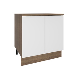 [230040633] Base cocina Stella blanco 2 puertas 80cm