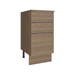 [230040635] Base cocina Stella café 3 cajones 40cm