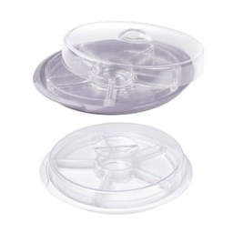 [230040867] Set transparente de aperitivo 34cm