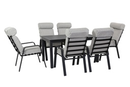 [230041023] Juego comedor terraza 6 sillas Buford