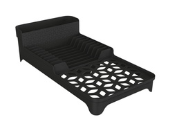 [230041455] Secaplatos plástico negro 40,8x20,7x11,5cm