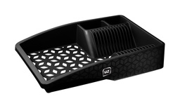 [230041474] Secaplatos plástico negro 44x30x8,5cm