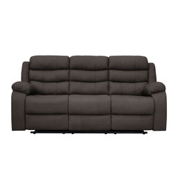 [230041519] Sofá reclinable 3 cuerpos Boston café 