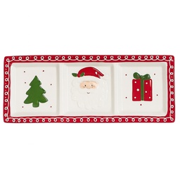 [230042070] Pocillo navidad 38,5x15x3,5cm triple