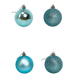 [230042110] Bola navidad 6cm 20pcs celeste