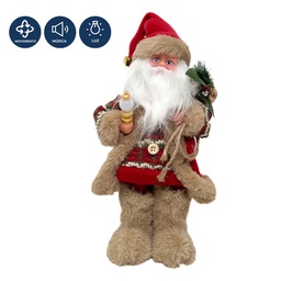 [230042281] Viejo pascuero musical 45cm outdoor