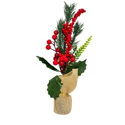 [230042324] Arreglo navidad 30cm 